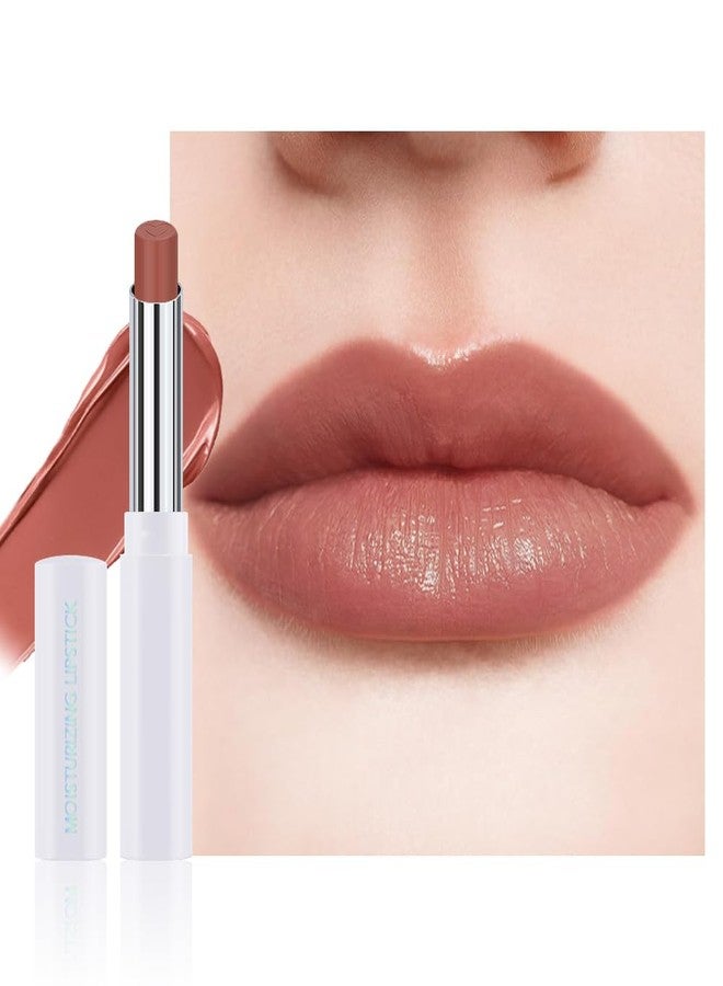QIDSTERS Tinted Lip Balm Moisturizing Lipstick, Black Brown Hydrating Lipstick for Women, 24 Hour Long Lasting Moisturization Lip Gloss Stain Makeup, Lightweight Non Greasy Moisturizer Lips, 03 - Image 1